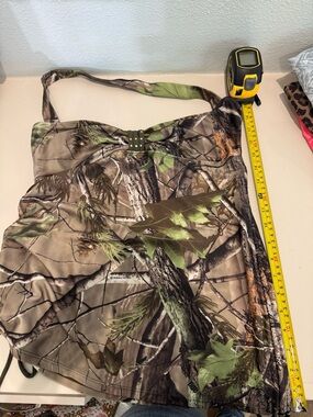 RealTree Camo Halter Tank Top with Green Leaf Print